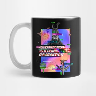 Destruction is a form of creation Mug